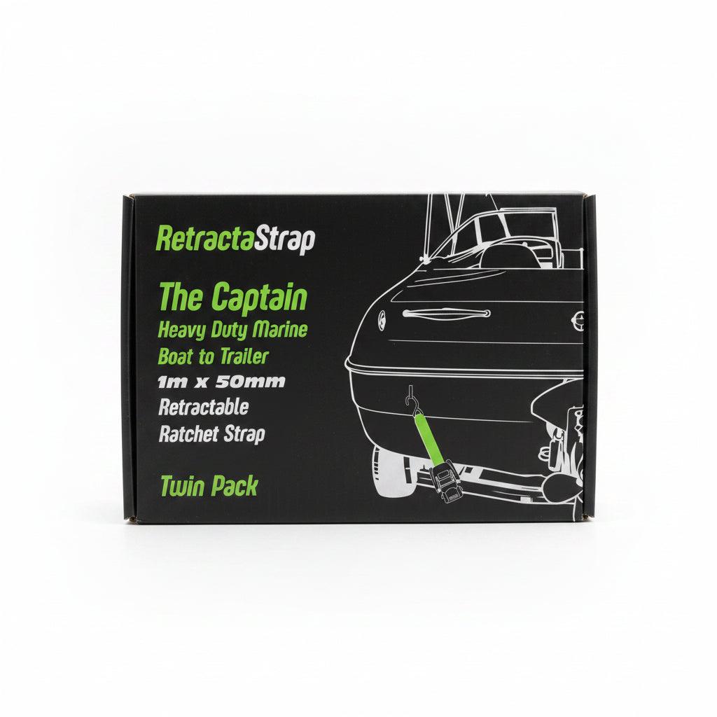 Retractastrap The Captain Boat Retractable Ratchet Straps